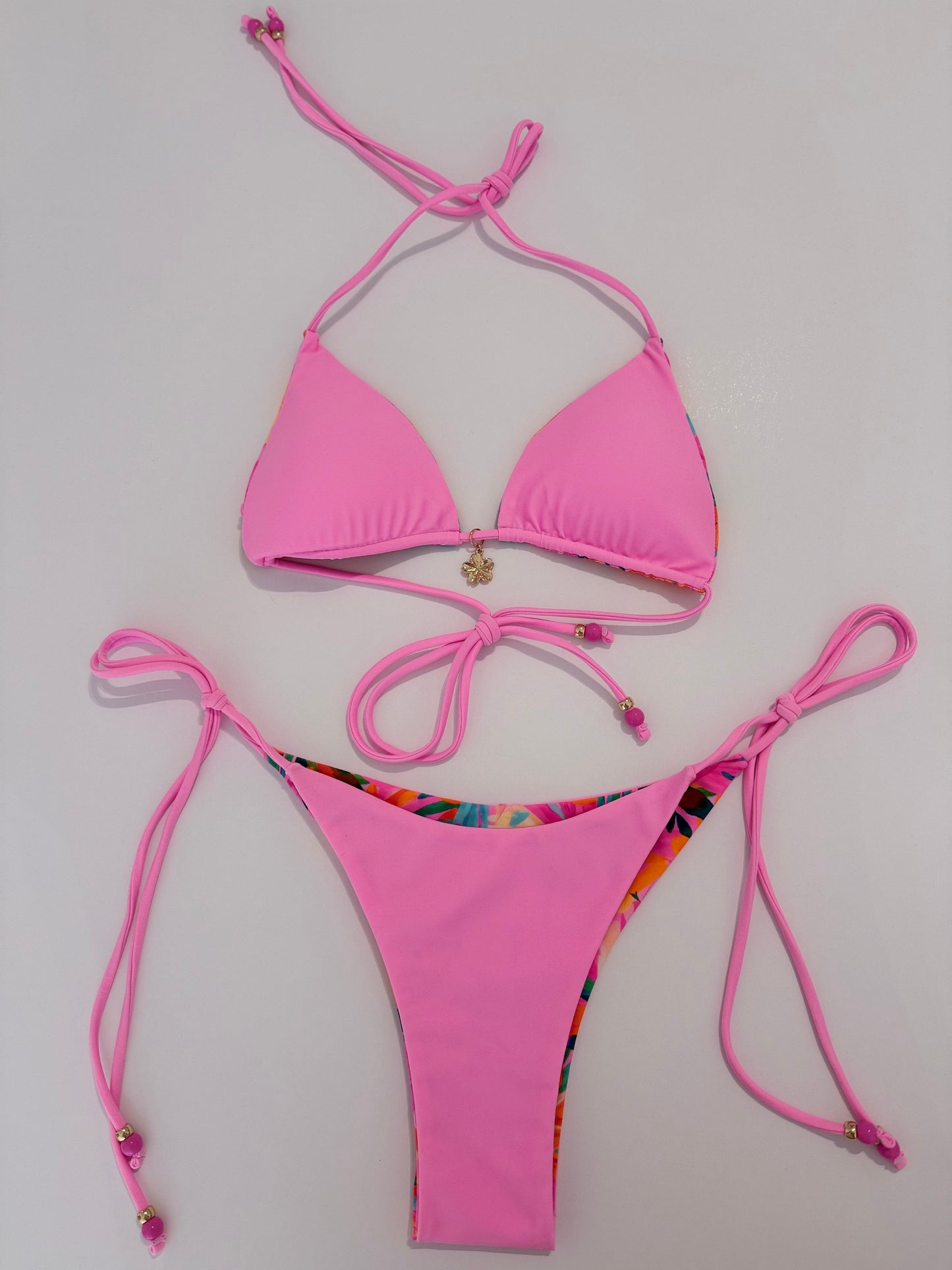 Rosa Reversible Bikini Set - Cheeky Cut