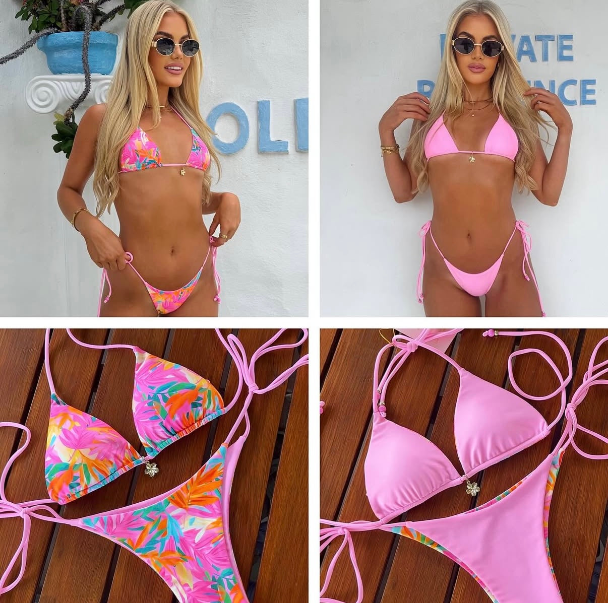 Bottom Rosa Reversible Bikini - Cheeky Cut